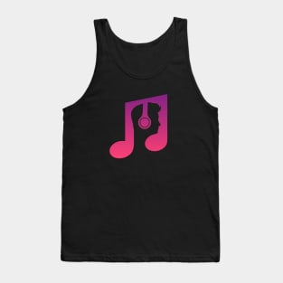 Shape of music Tank Top